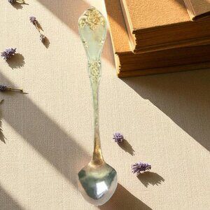 Vanessa- Francesca Silver Plate Demitasse Spoon